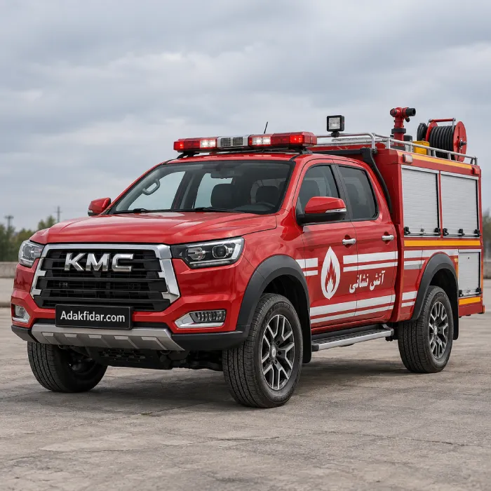 ساخت خودروی آتش نشانی KMC سبک و پیشرو